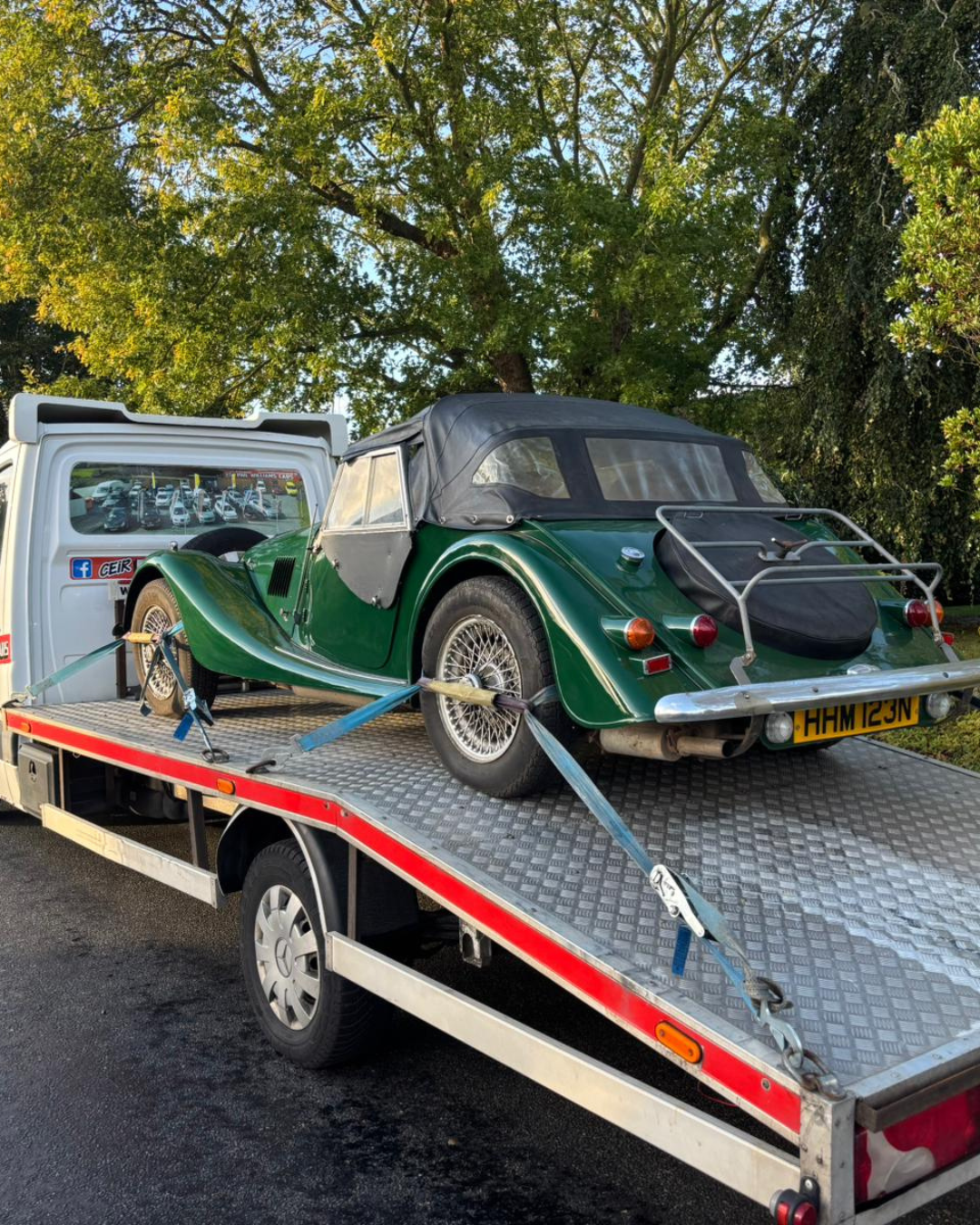 Classic car transport South Wales